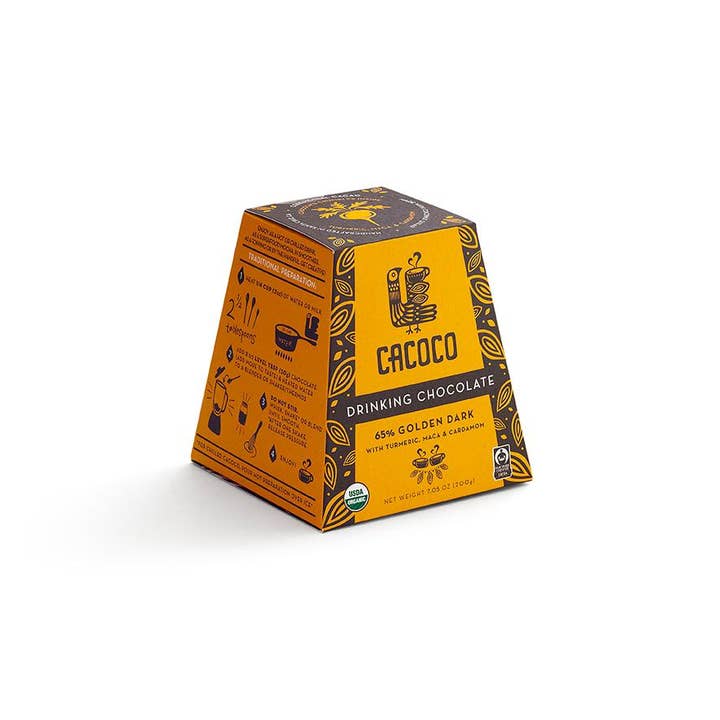 Coracao Chocolate & CACOCO - Wholesale Hot Cocoa Mix/Kit - 65% Golden Dark Drinking Chocolate1