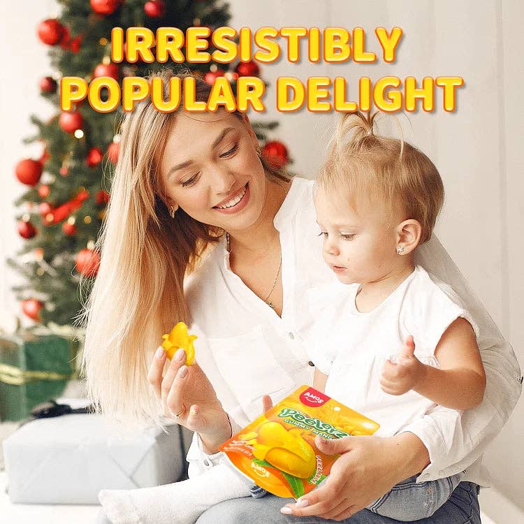 I Got Your Candy - Wholesale Gummy - Amos Peelerz Gummy Mango 6oz - 12ct6