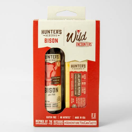 Hunter's Reserve - Wholesale Cheese - Bison & Jalapeno Pepper Cheese Wild Encounters