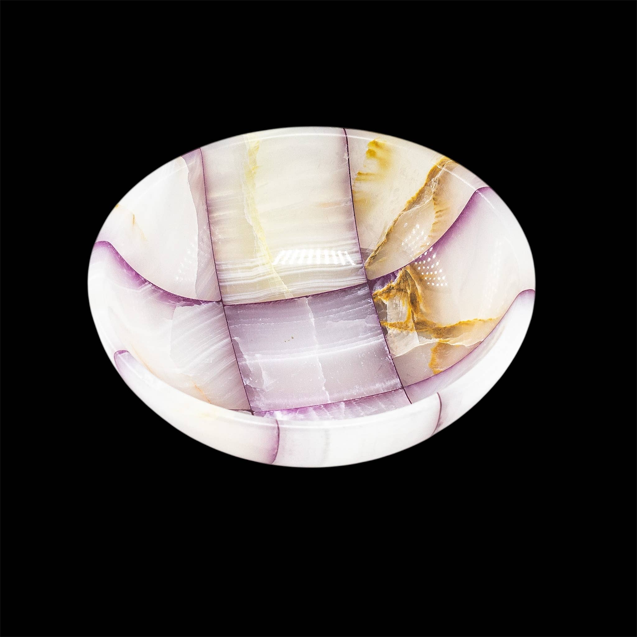 Quasar Gems USA - Wholesale Bowl - Onyx Bowl Colored 4 inch2