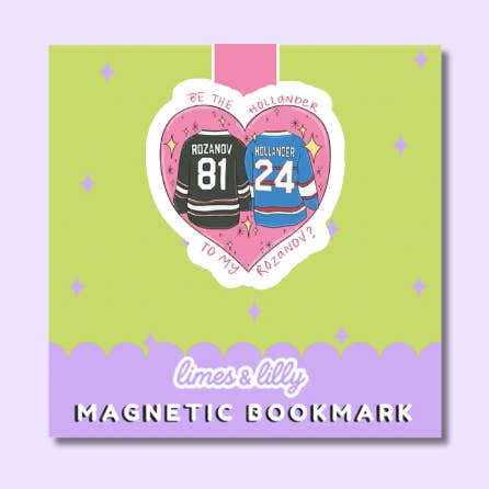 Var holländaren till mitt Rozanov-hockeytröjahjärta — ett magnetiskt bokmärke för het rivalitet. för wholesale av Limes & Lilly
