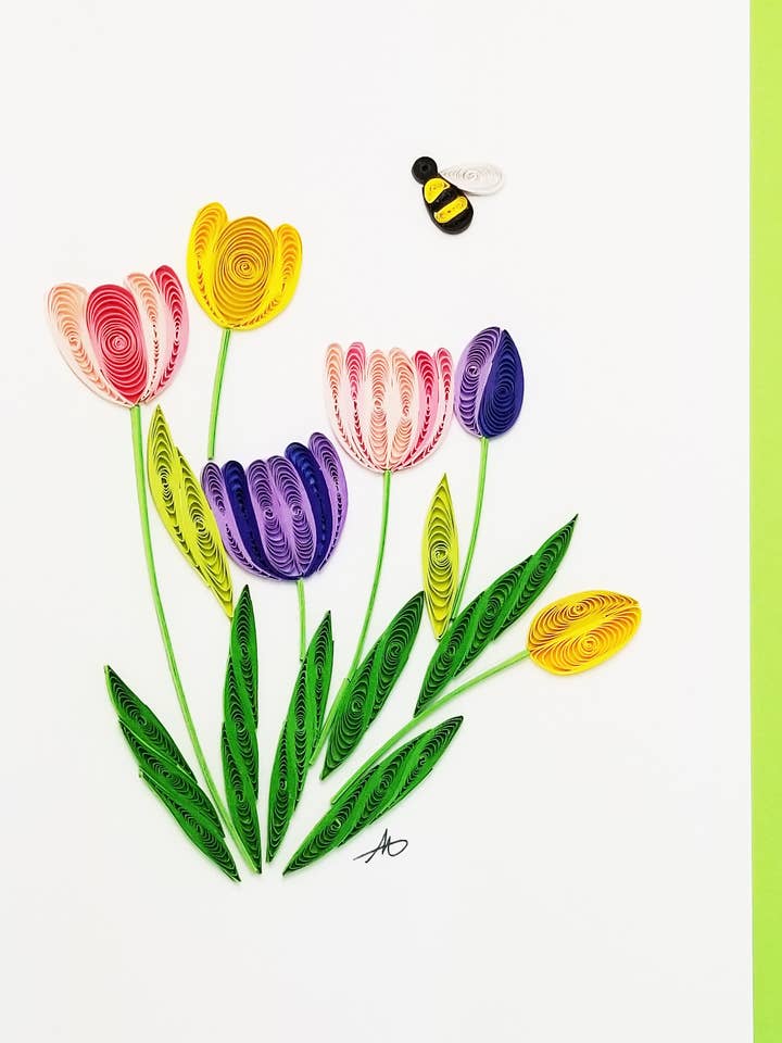 #330 Tulip for wholesale by Iconic Quilling