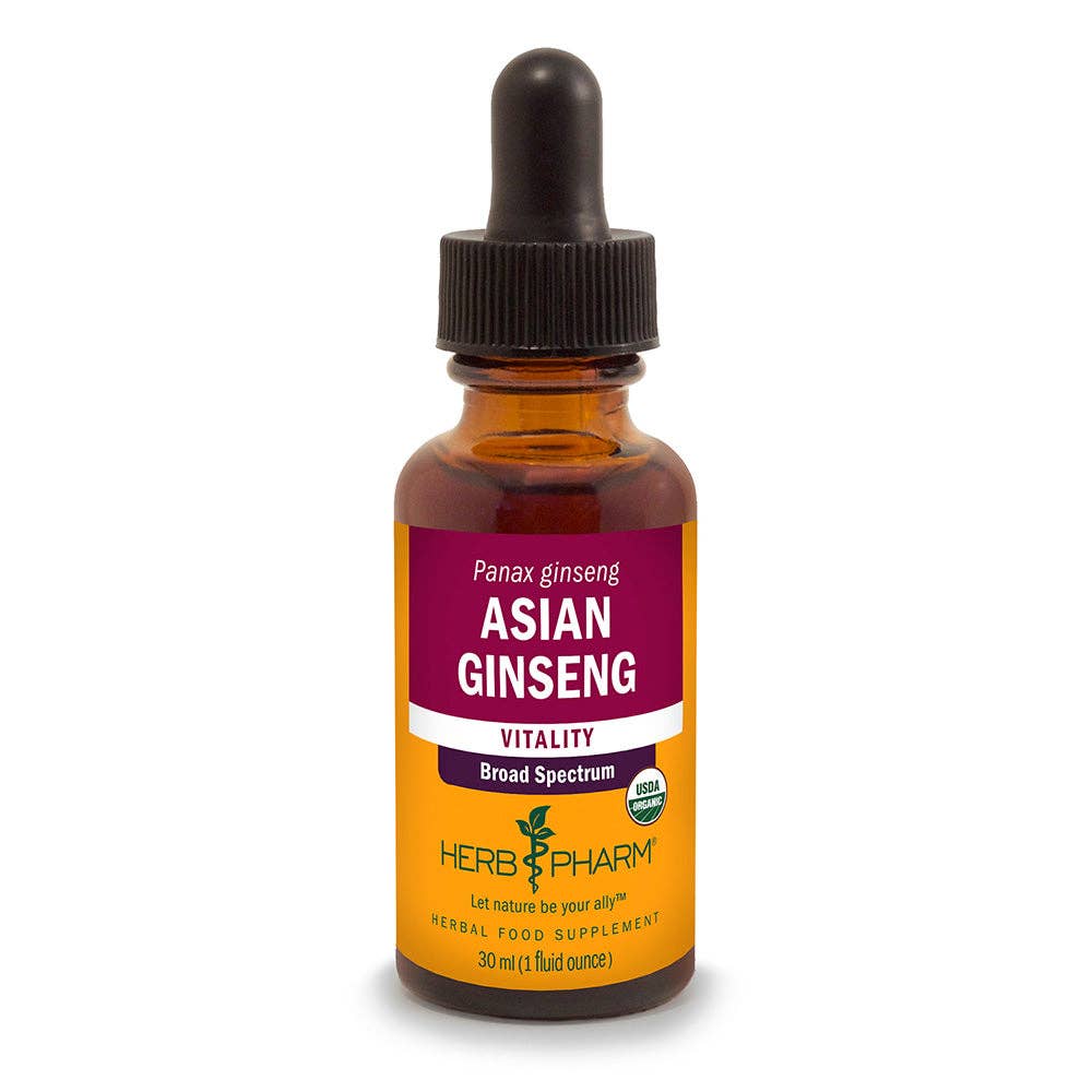 Brand Organic – wholesale Oral supplement/vitamin – Herb Pharm Asian Ginseng 30ml Organic0