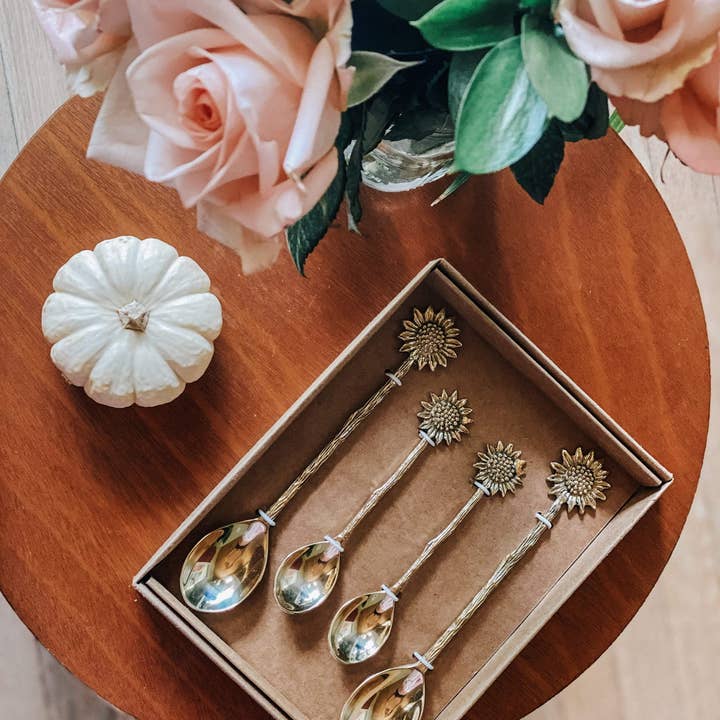 Honey and Roses Coffee - Wholesale Table Spoon (Cutlery) - Sunflower Spoon Set