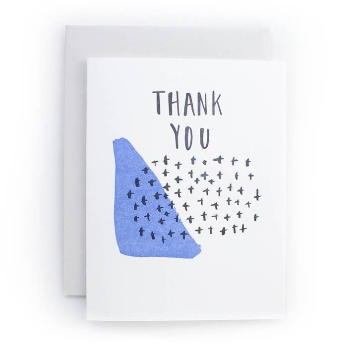 Thank you Card - Triangle plus Cross for wholesale by Tack and Ward