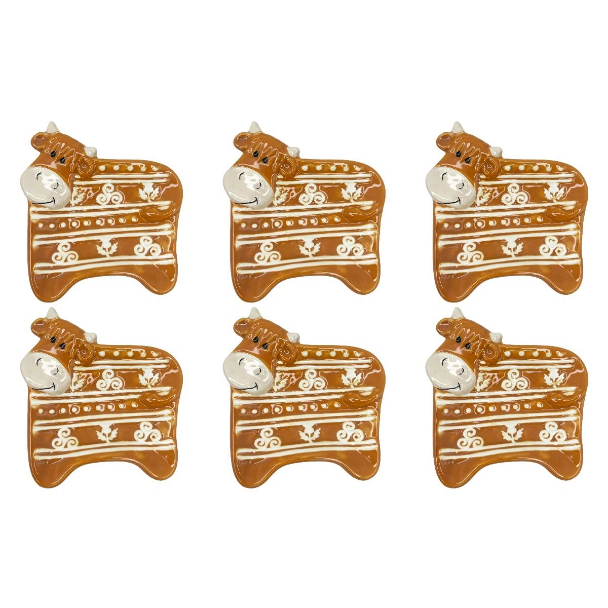 Dublin Gift Company - Wholesale Tea Strainer/Infuser - Ceramic Highland Cow Woolly Ware Teabag Holders4