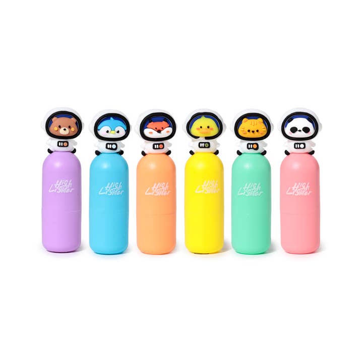 Puckator Ltd – wholesale Pen – Space Team Highlighter Pen with Topper1