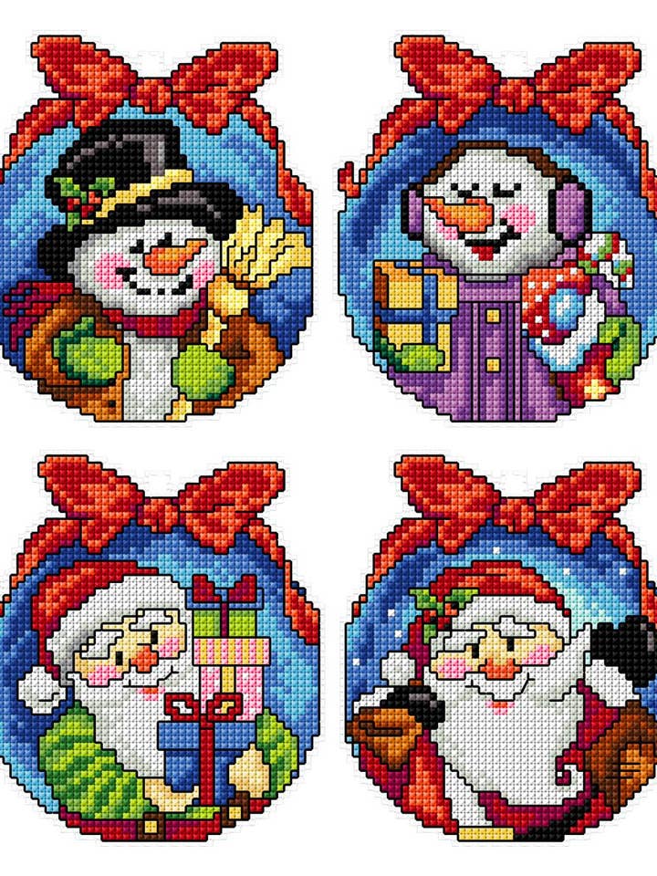 Kit de punto de cruz contados 109CS de Christmas Toys para venta al por mayor de Wizardi