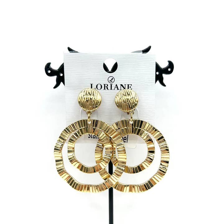 LORIANE CREATION - Wholesale Clip-On Earrings - 505A-21 clip earrings1