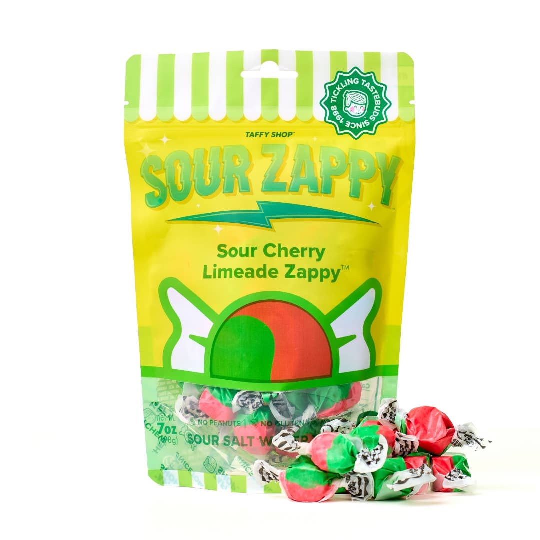 Taffy Shop - Wholesale Taffy - Sour Cherry Limeade Zappy™ Taffy 0