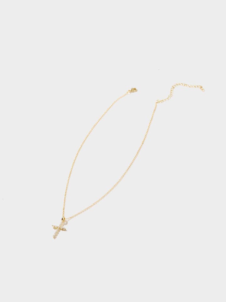Cross Charm halskæde for engroshandel hos Allie + Bess