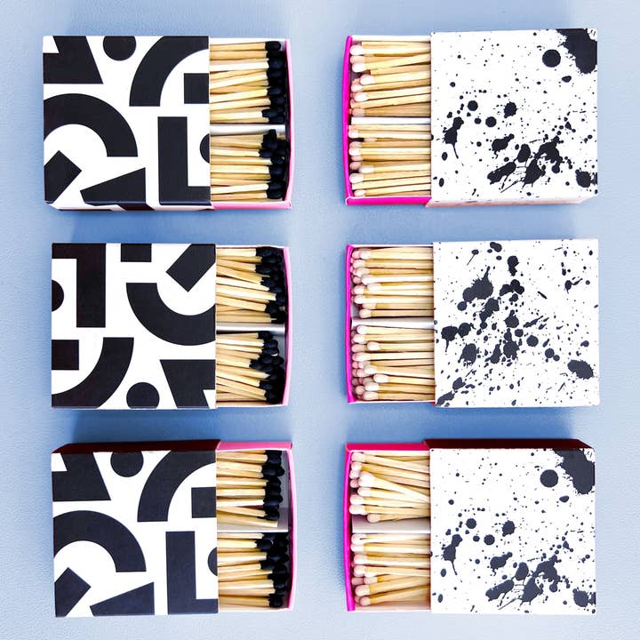 Wooden Matches in Modern 2" Desktop Box for wholesale by Hooray All Day