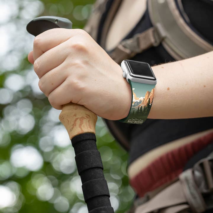 Affinity Bands - Wholesale Watch band/strap – Women's - National Parks Rocky Mountain HD Fitbit Versa 3 & Sense 1 Watch Band2