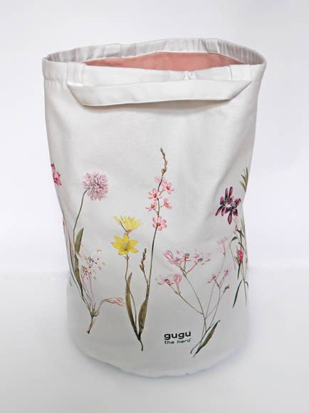 Spielzeugkorb mit Blumenmuster Flower Garden für den Großhandel von Gugu the Hero