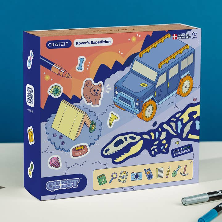 Dinosaur | Rover's Expedition | Crateit | Wooden Toy Kit for wholesale by Little Concepts Distribution Ltd