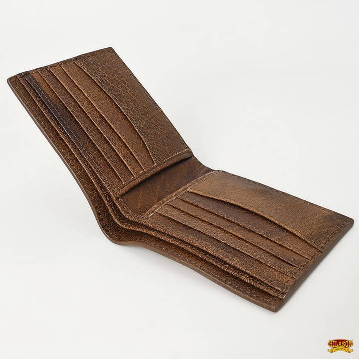 HILASON – wholesale Plånbok - Unisex – Western Rodeo Bifold Herr Dam Amerikansk Läderplånbok