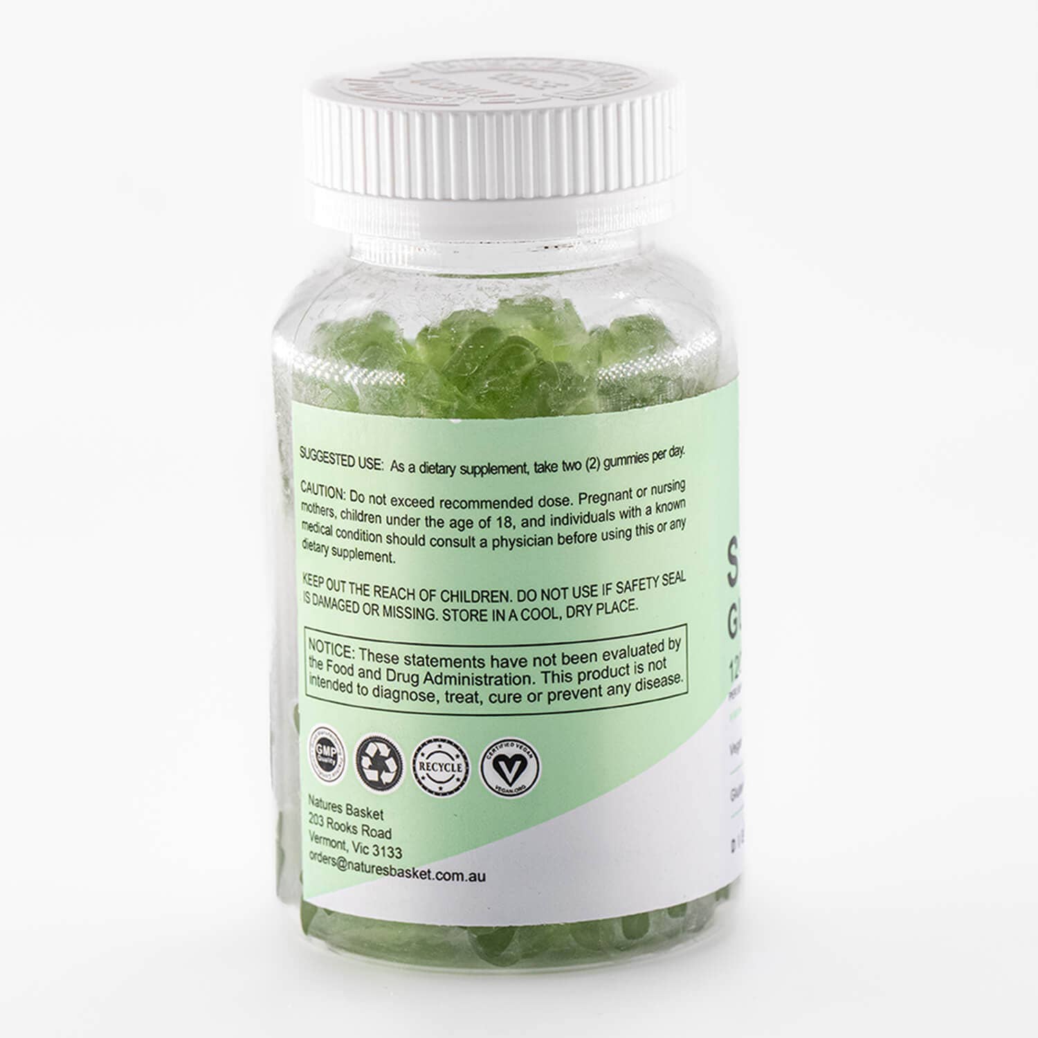 Natures Basket – Suplemento/vitamina oral por atacado – Nature's Basket Gomas de Musgo do Mar 60 unidades2