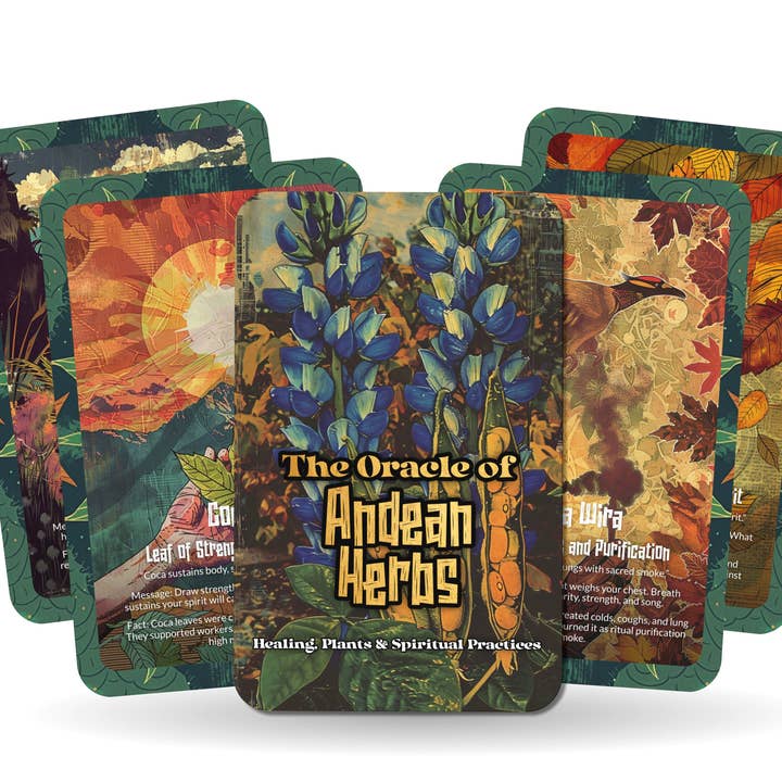Ibiza Tarot USA - Wholesale Tarot Cards - Andean Herbs Mountain Medicine Oracle Deck – 22 Cards5
