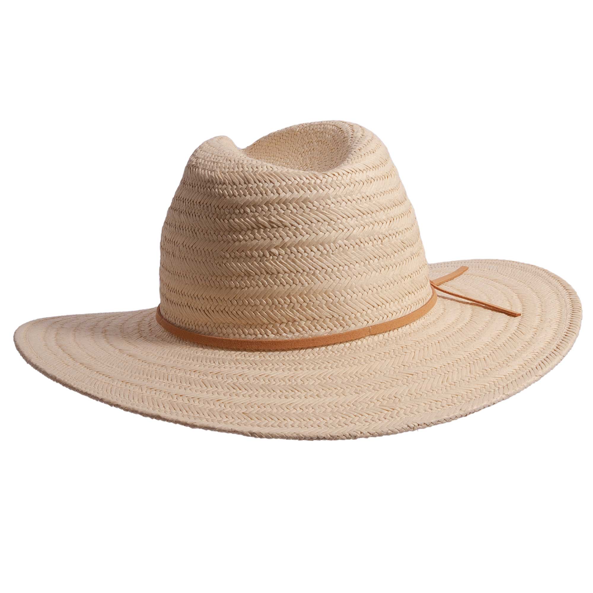 Naturel Chapeau de paille Safari Paulo avec large bord en vente sur Faire3