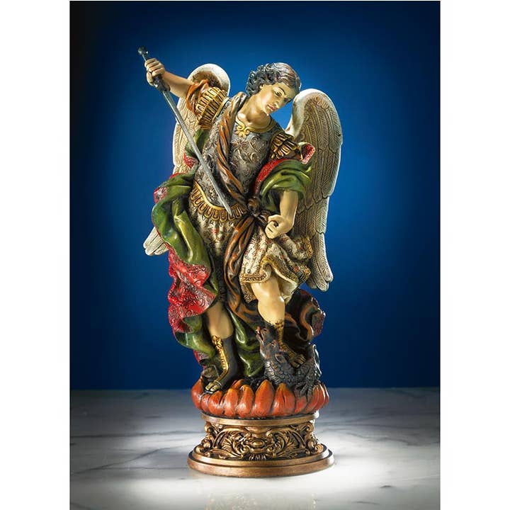 Christian Brands Catholic - Wholesale Decorative Figurine - Sac Dev - St Michael Statue1