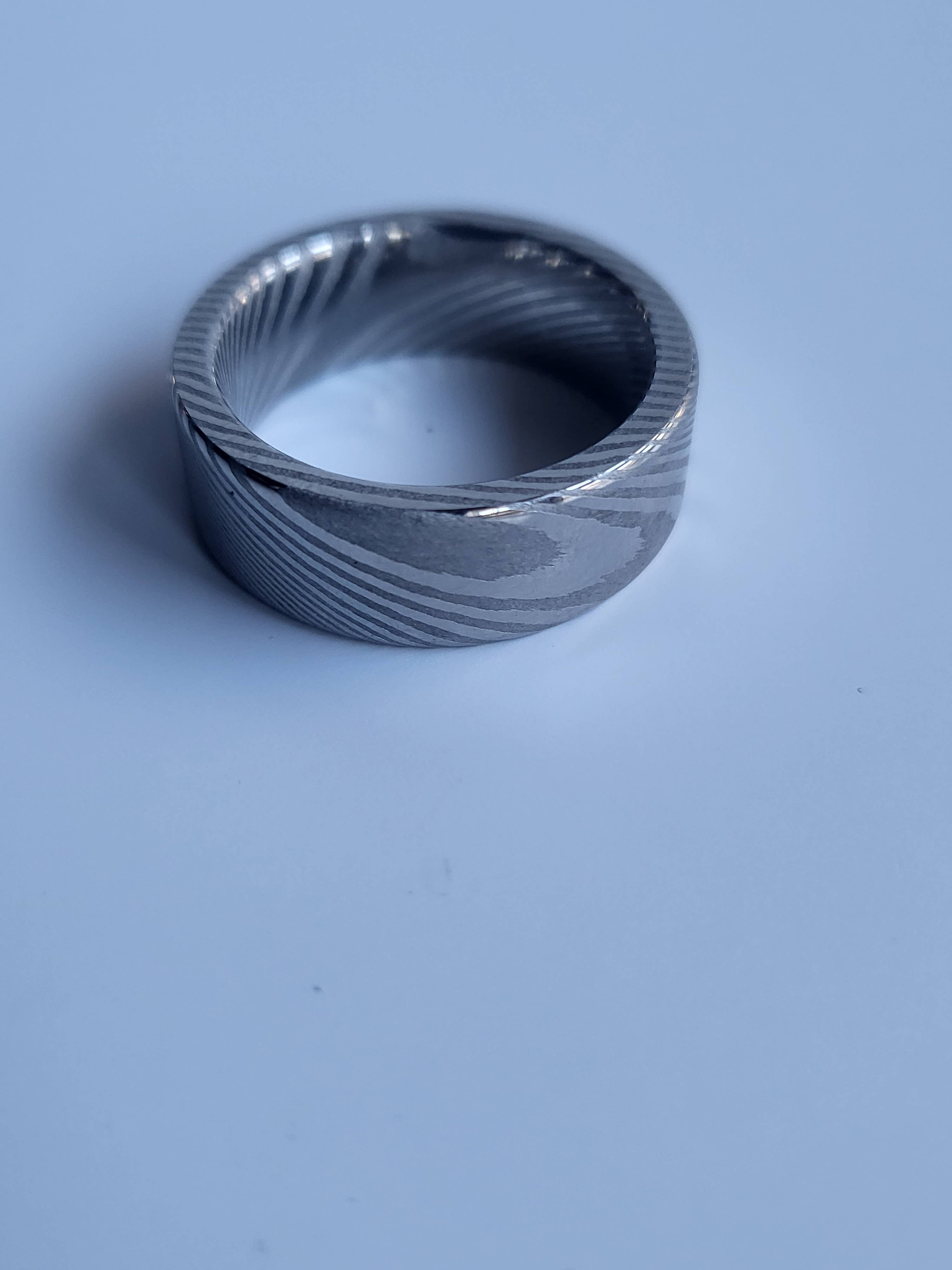 Natural Evolution Design - Wholesale Band/Stacked Ring - Damascus Steel Ring7