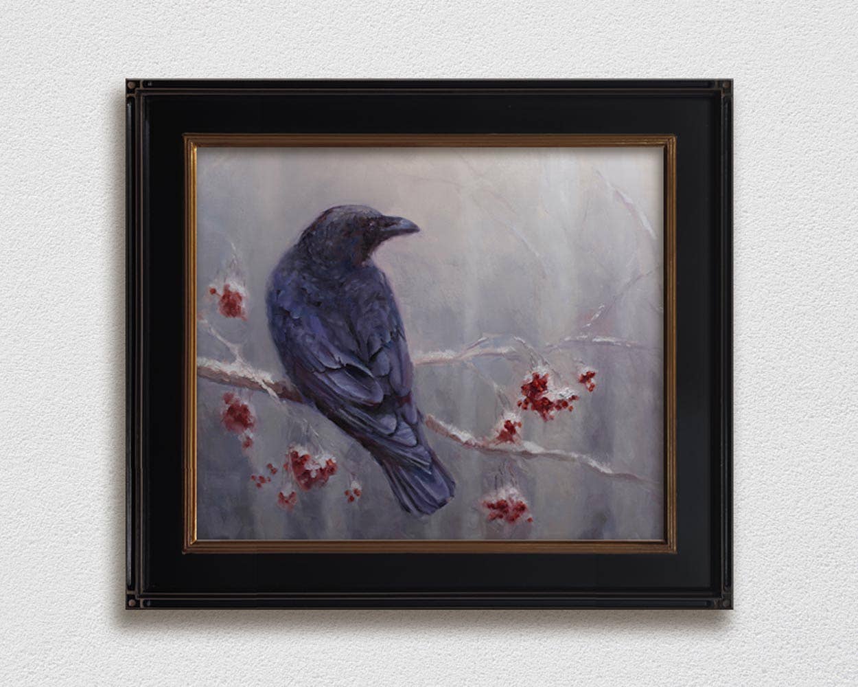 Whitworth Gallery - Wholesale Painting/Drawing - Winter Raven Painting on Canvas9