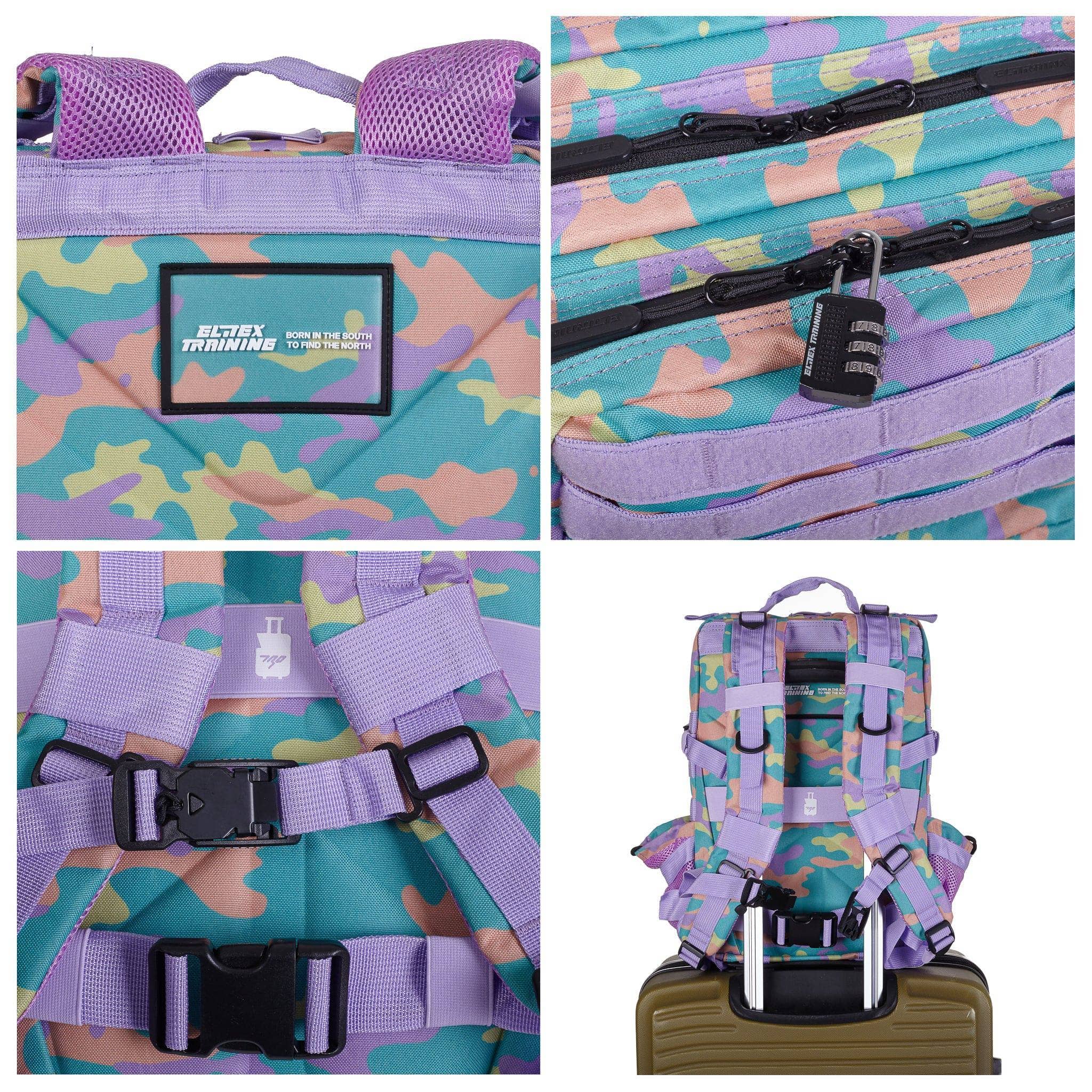 Elitex Training – wholesale Ryggsäck - Unisex – Taktisk Ryggsäck 25L All In Rainbow1