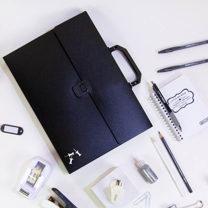 Luna Office Supply - Everyday Essential – wholesale Mappar – Letter Size Dokumentcase med handtag