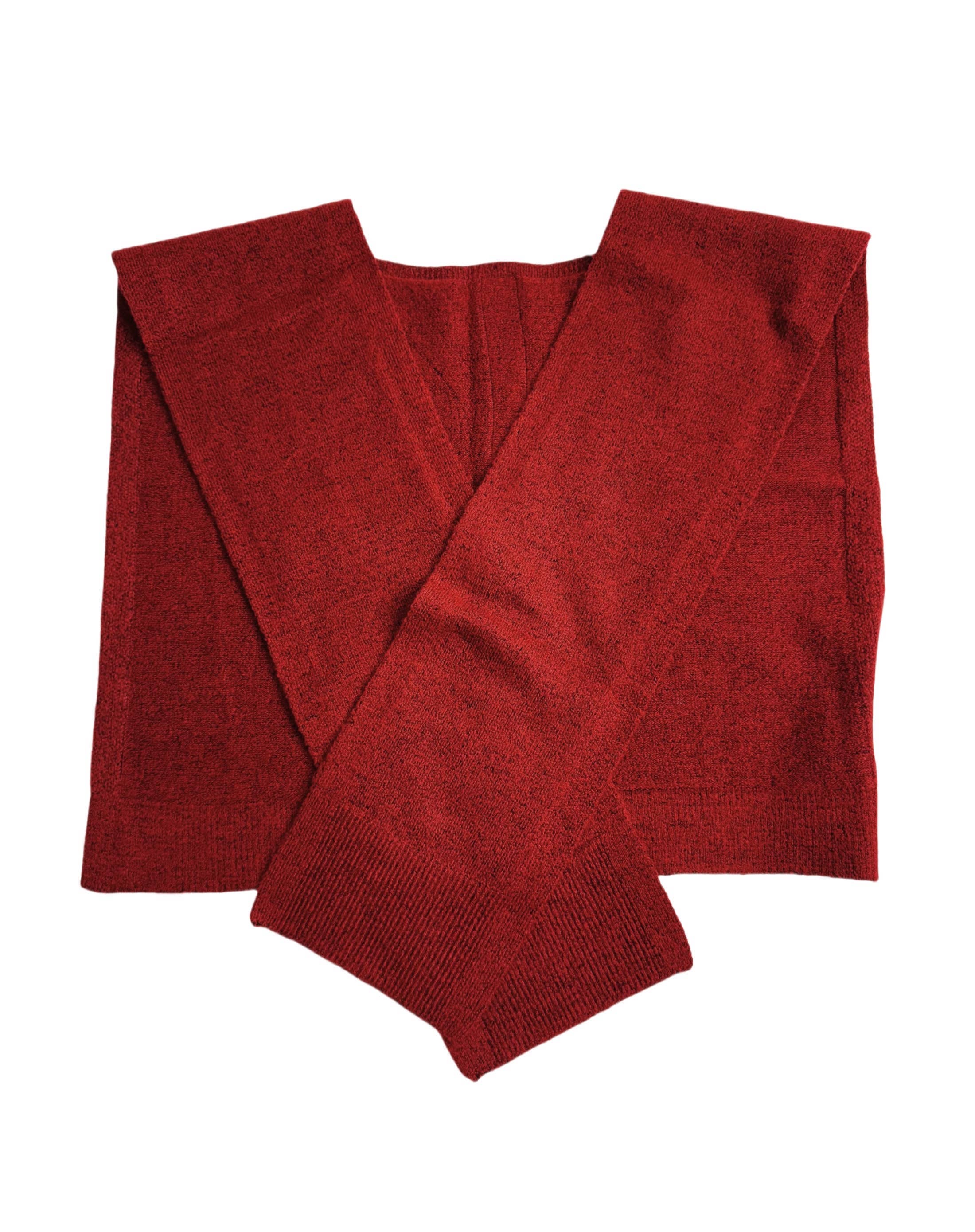 JC Sunny Fashion – wholesale Scarf – Women's – JC063352 Burgundy Stylish Mini Shoulder Cover Tie Front Scarf1