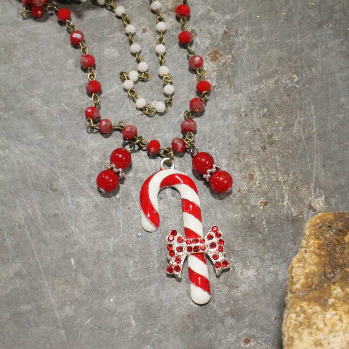The Primitive Peddler, Inc. - Wholesale Pendant/Charm Necklace - Candy Cane Lane Layered Necklace4