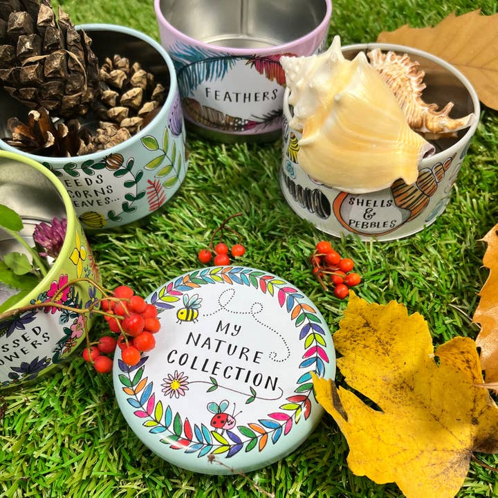 Rachel Ellen Designs – wholesale Decorative box – Stacking Tins - My Nature Collection1