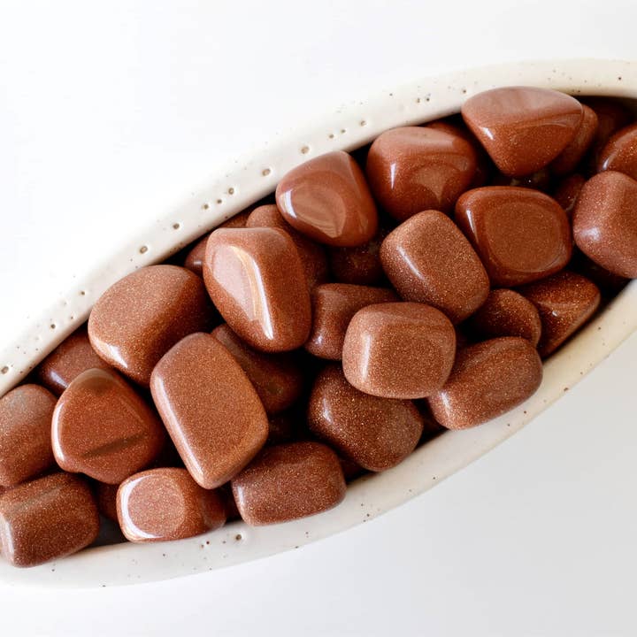 Soothing Crystals - Wholesale Spiritual Stone/Crystal - 100g Tumbled Stones | Red Sandstone | Healing Crystals Stone4