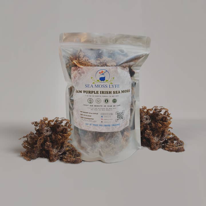 Sea Moss Lyfe - Wholesale Oral supplement/vitamin - Raw Purple Irish Sea Moss1