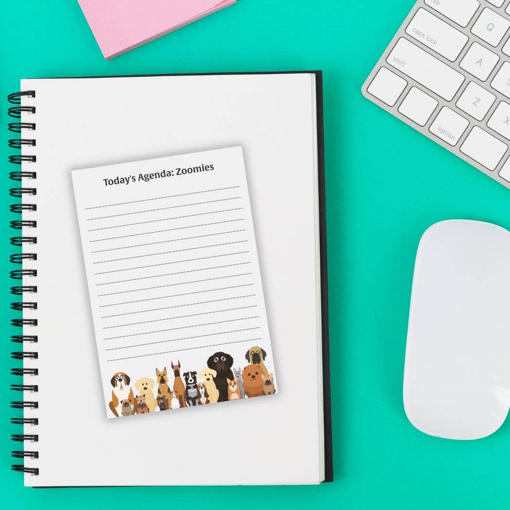 Post-it® Notes Design Series - Wholesale Sticky Notes - Zoomies Dog Lover Post-it® Note - 4x6 Sticky Notes 3