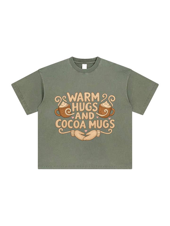 Queen Fashion - Wholesale T-Shirt (Graphic) - Unisex - comfy funny t-shirt: cocoa mugs graphic – DTG Printed Tee8