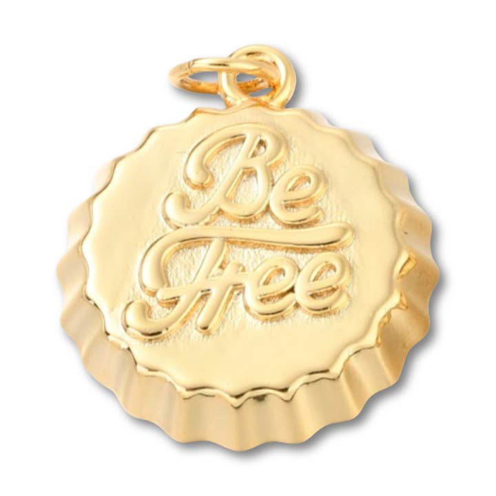 Love, Paige Designs - Wholesale Individual Charm/Pendant - Be Free Bottle Cap Charm0