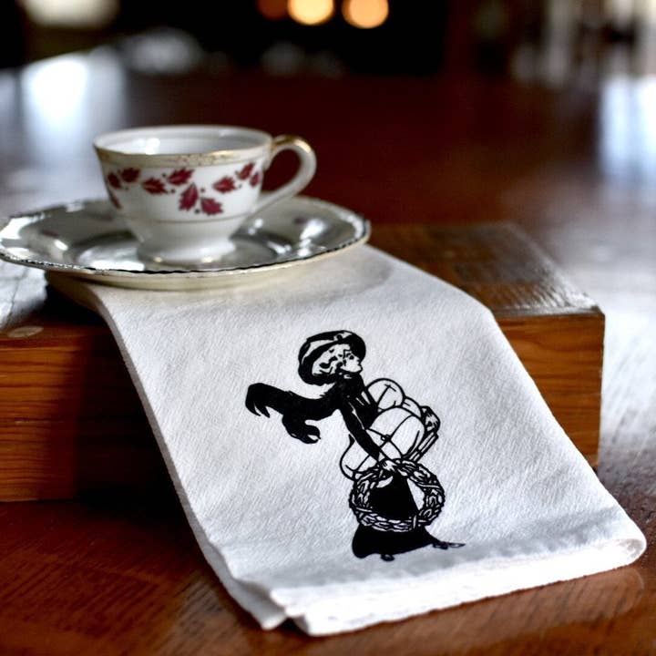 The Miss Flora Goes Shopping Cotton Napkin for wholesale by Down South House & Home