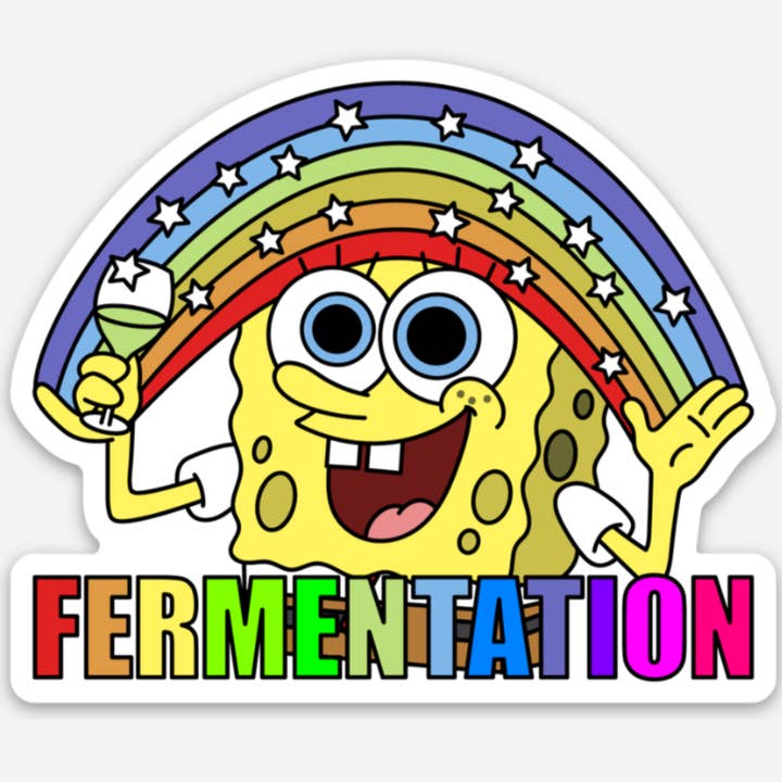 Shitty Wine Memes - Wholesale Magnet - Fermentation Bob Magnet