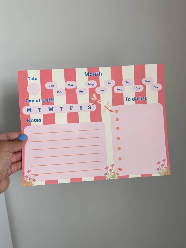 Stripes planner for wholesale by Canys & Co