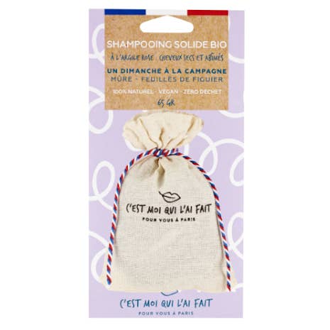 Shampoo solido con argilla rosa per la vendita all'ingrosso da parte di C'EST MOI QUI L'AI FAIT POUR VOUS