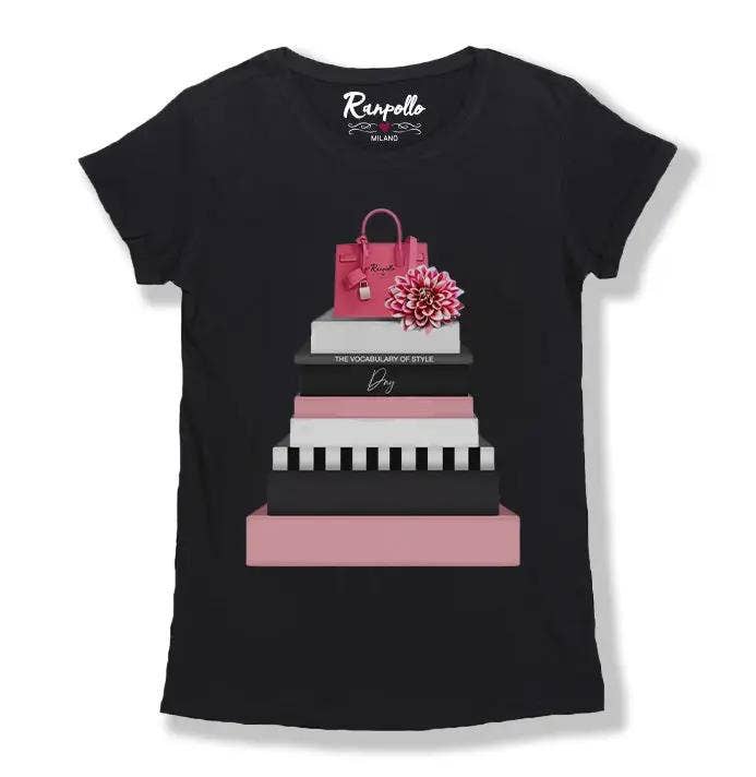RANPOLLO MILANO - Wholesale Screen Printed T-Shirt - Women's - VOCAB4