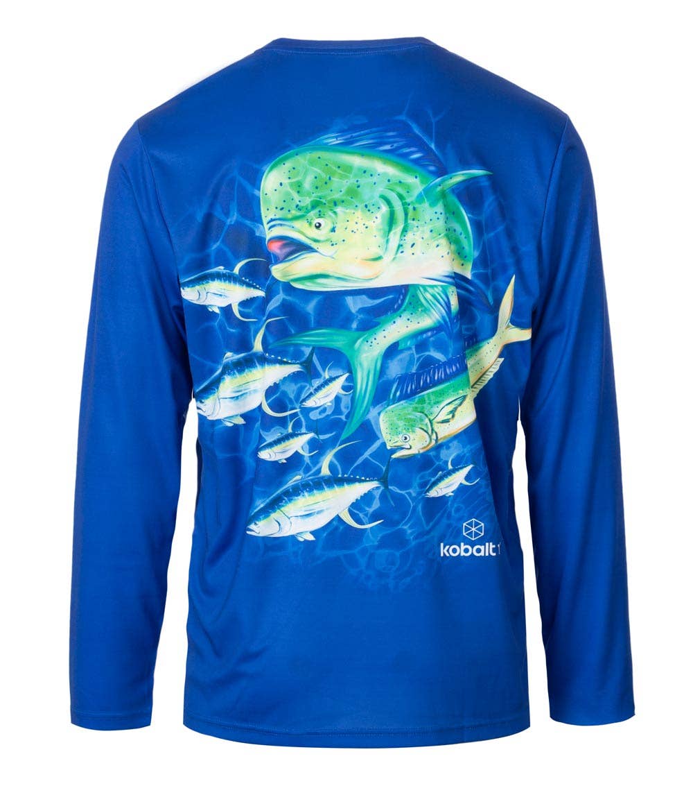 Hemworld - Wholesale Screen Printed T-Shirt - Men's - Men Performance Top Fish Graphic (Pack Of 12) - 76949093