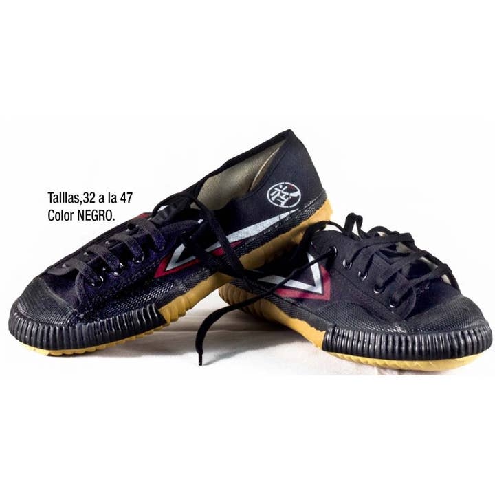 Sneaker nera Feiyue per la vendita all'ingrosso da parte di Escuela Yun Tai