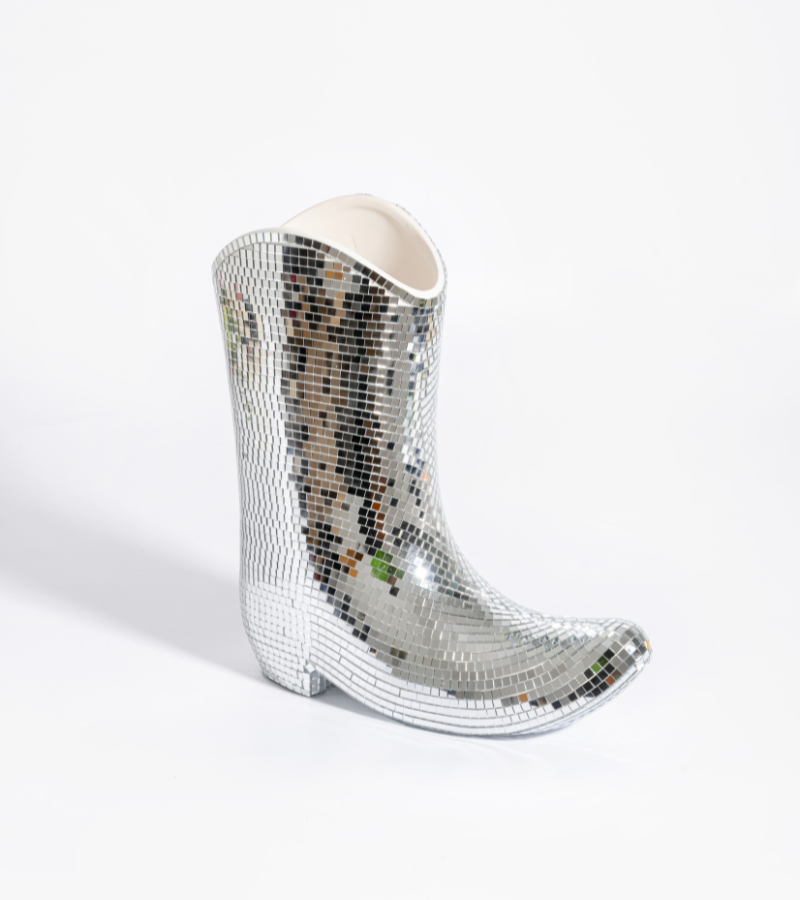 L'expressionist – wholesale Vase – Santiago disco vase3