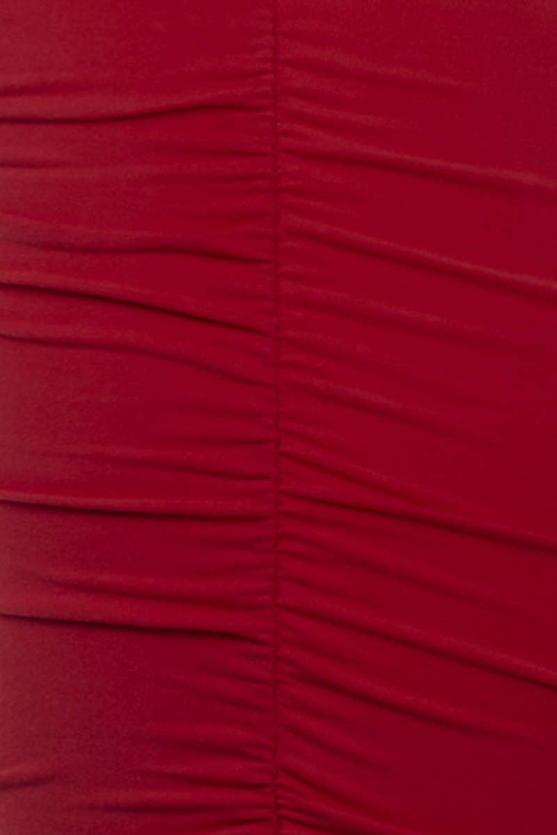 NINEXIS - Wholesale Skirt - Women's - CWBMS070_Slim Fit Ruched Long Pencil Skirt62