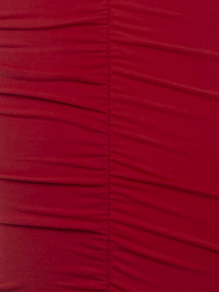 NINEXIS - Wholesale Skirt - Women's - CWBMS070_Slim Fit Ruched Long Pencil Skirt62