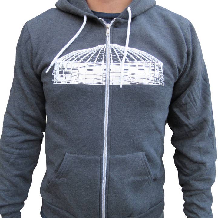 Seattle Kingdome mens/unisex zip hoodie for wholesale by Sweetpea and Boy