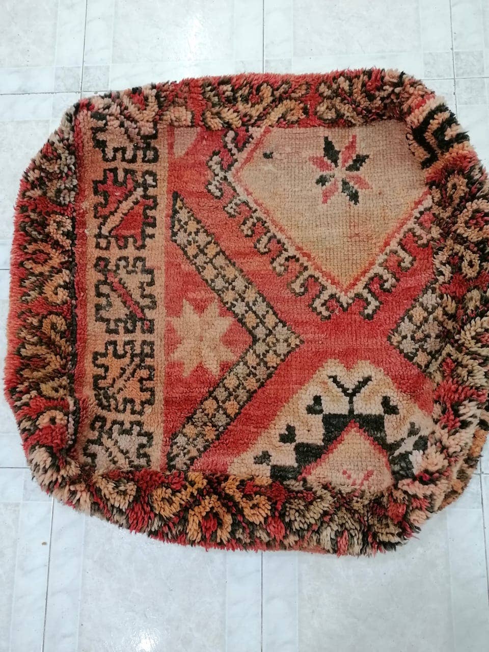 marrakeshop - Vendita all'ingrosso Pouf - Cuscini da pavimento vintage marocchini Boujad Copertura Pouf7