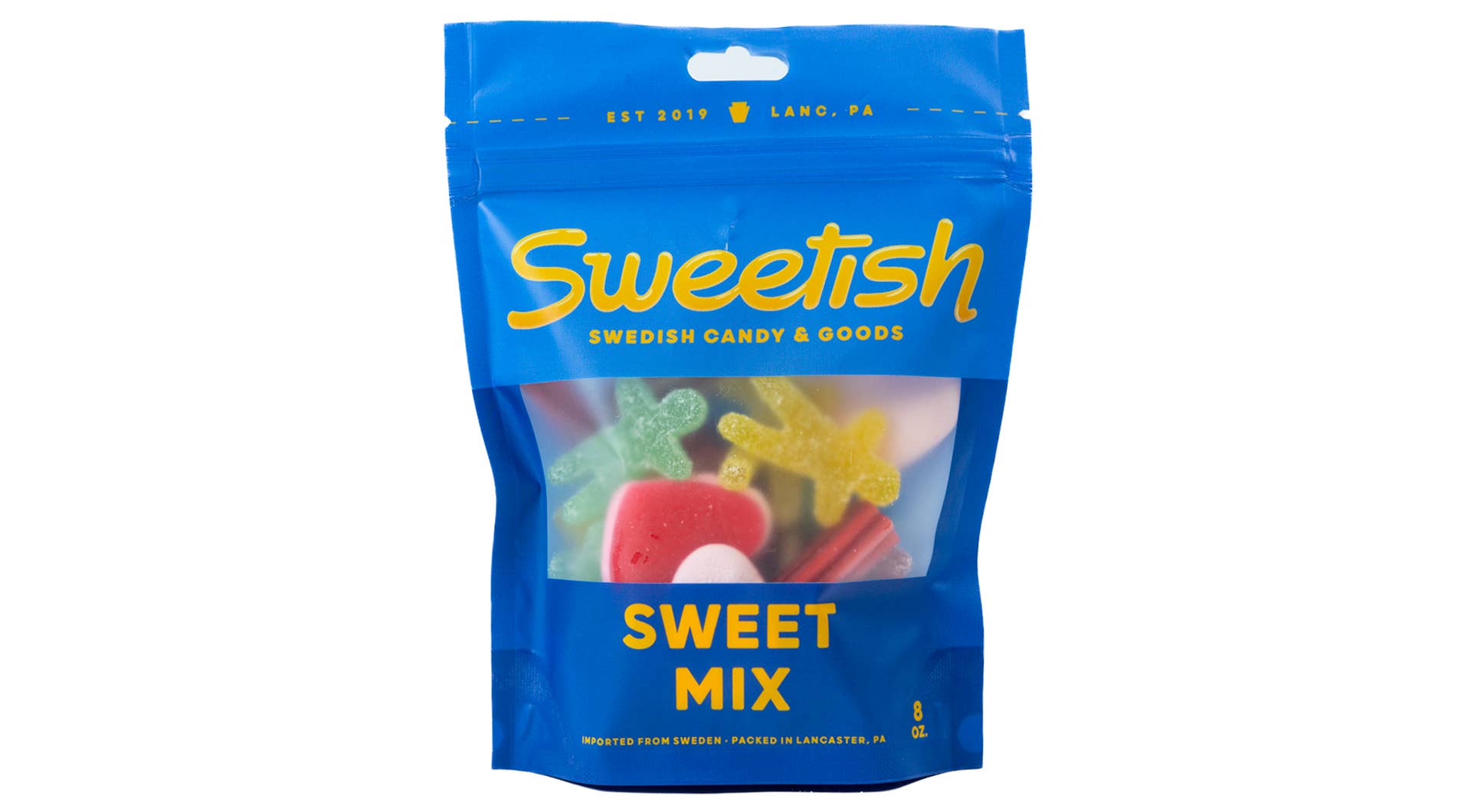 Sweetish- Swedish Candy Wholesale - Wholesale Gummy - Sweetish Signature Sweet Mix 1/2lb Bag