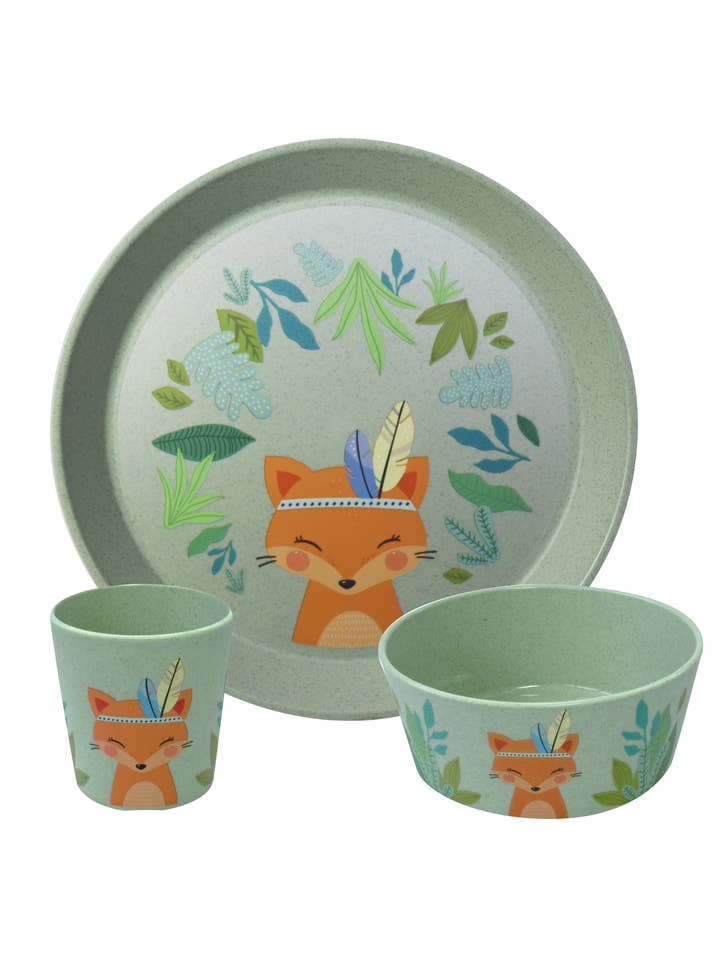 Set di stoviglie per bambini CONNECT HARRY per la vendita all'ingrosso da parte di Koziol ideas for friends GmbH